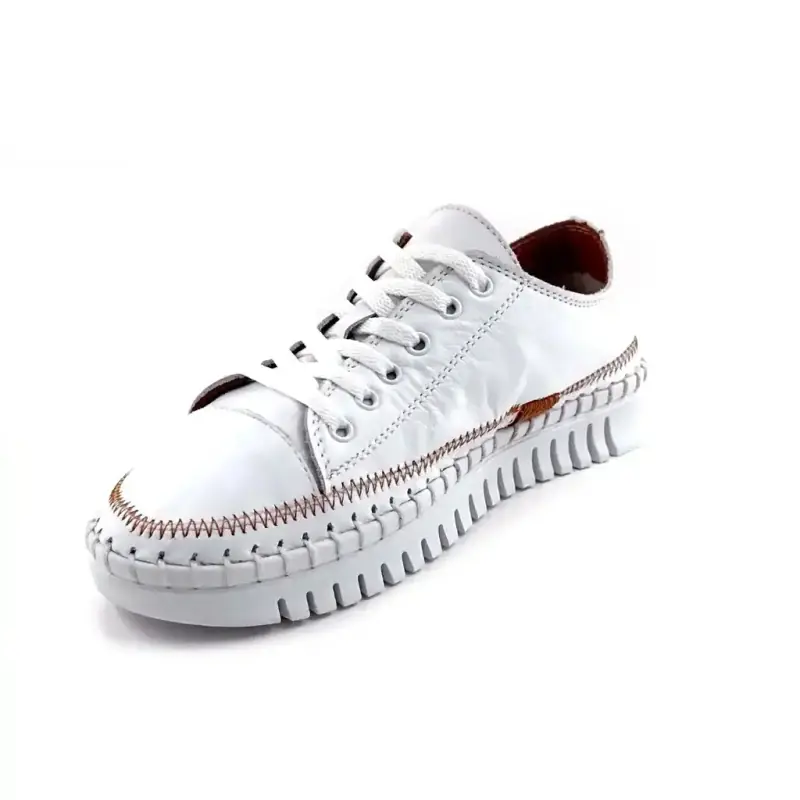 Ivoire 158 1809 Λευκό Δέρμα Ivoire Chaussures