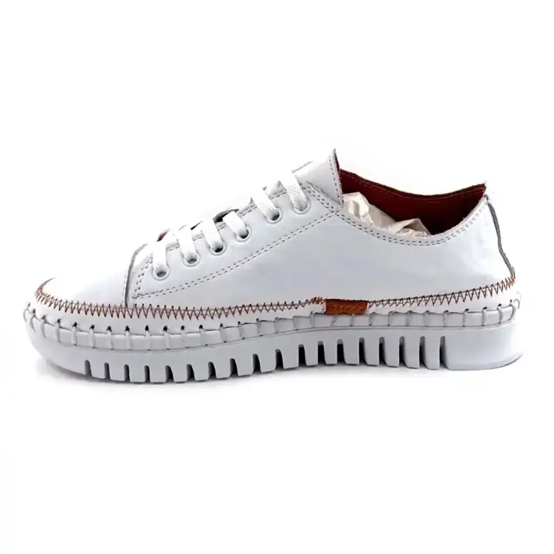 Ivoire 158 1809 Cuero blanco Ivoire Chaussures