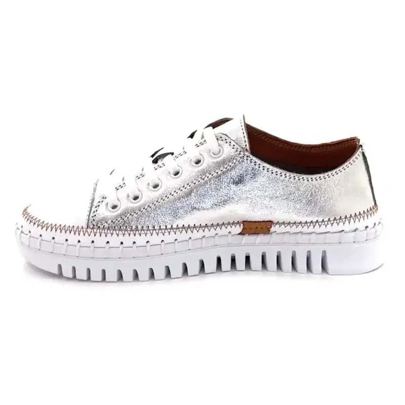 Ivoire 158 1809 Pelle Argento Ivoire Chaussures