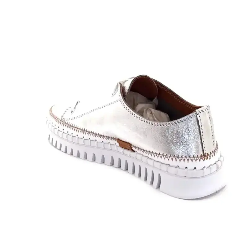 Ivoire 158 1809 Leather Silver Ivoire Chaussures