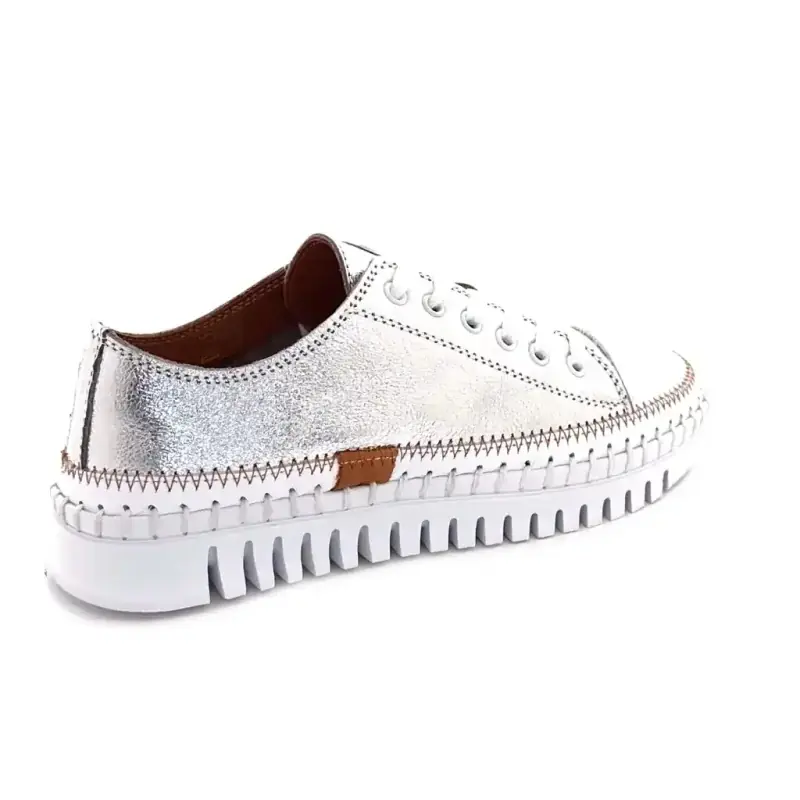 Ivoire 158 1809 Cuir Argent Ivoire Chaussures
