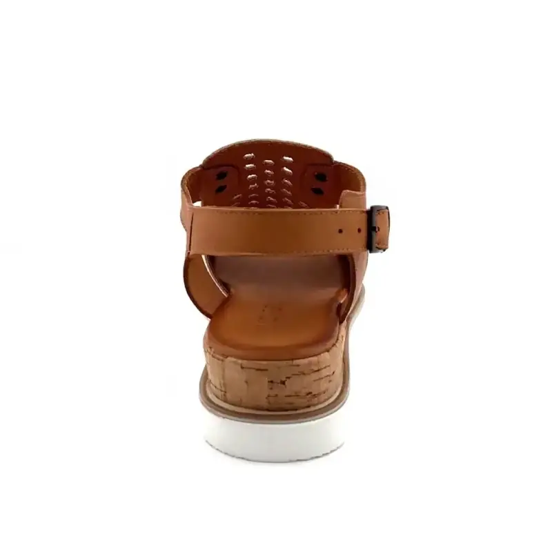 Ivoire 134 83-992 Gold & Camel Leather Ivoire Chaussures