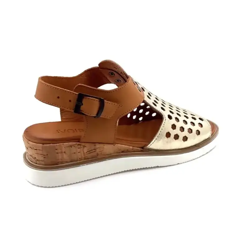 Ivoire 134 83-992 Oro y piel de camello Ivoire Chaussures