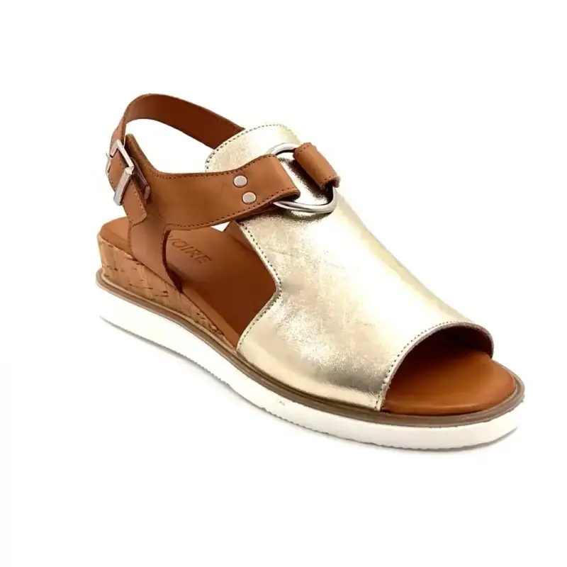 Ivoire 268-62 Auriu și piele de cămilă Ivoire Chaussures