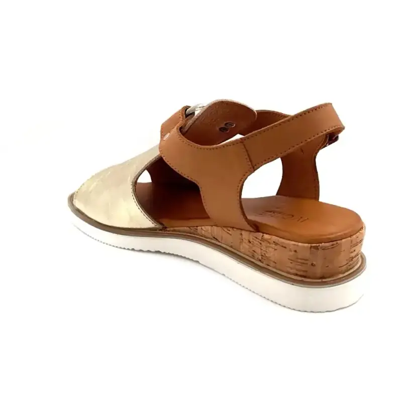 Ivoire 268-62 Oro y piel de camello Ivoire Chaussures