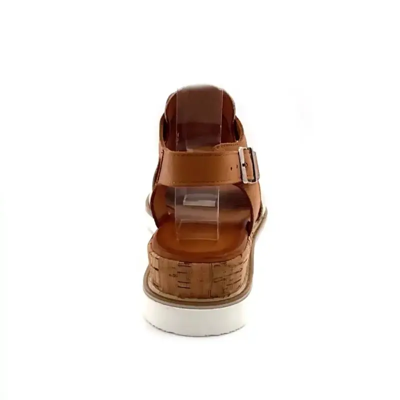 Ivoire 268-62 Beige y piel color camel Ivoire Chaussures