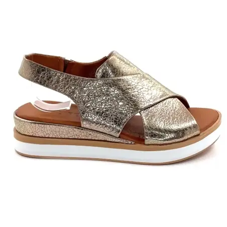 Ivoire platform szandál 108588 metál arany bőr 129,00&nbsp;€