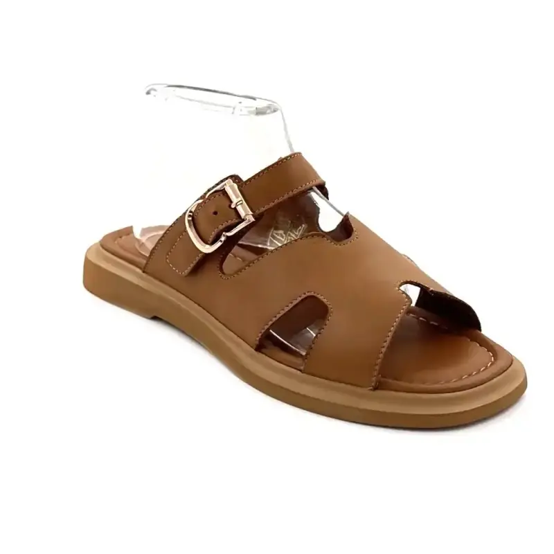 Ivoire Mules 581333 Δέρμα Camel Ivoire Chaussures
