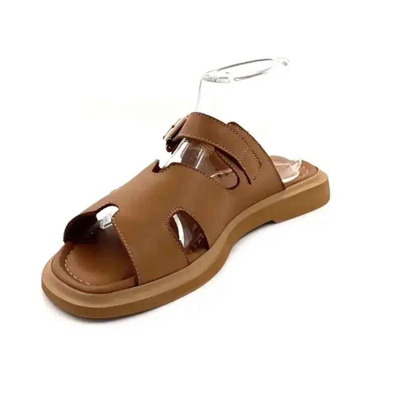 Ivoire Mules 581333 Camel Leather Ivoire Chaussures