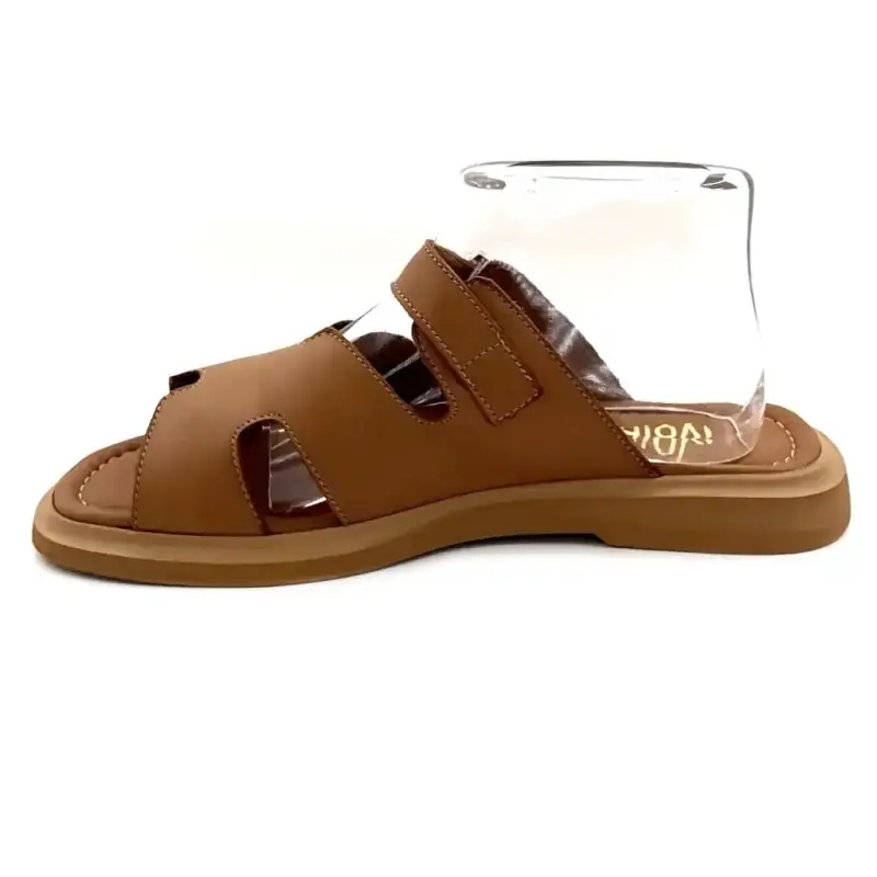 Mules Ivoire 581333 Cuir Camel Ivoire Chaussures