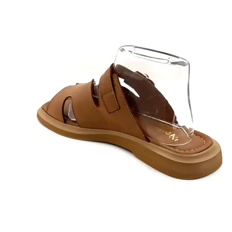 Ivoire Pantoletten 581333 Kamelleder Ivoire Chaussures