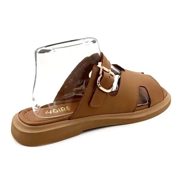 Ivoire Mules 581333 Δέρμα Camel Ivoire Chaussures