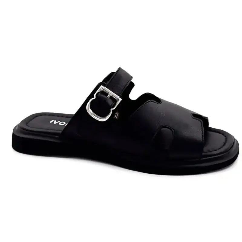 Ivoire mules 581333 Sort læder Ivoire Chaussures