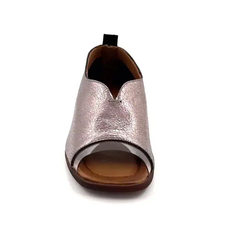 Ballerinaskor med öppen tå Ivoire 2501 Metallic Bronze Ivoire Chaussures