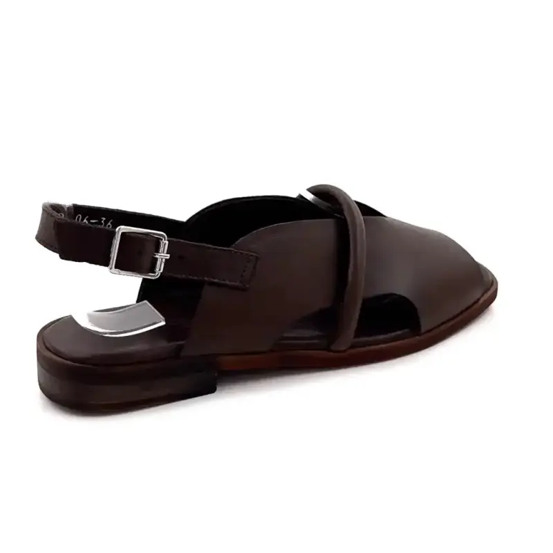 Sandały Ivoire 2506 Brązowa skóra Ivoire Chaussures