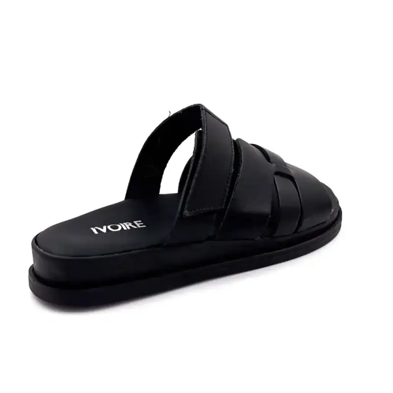 Mules Ivoire 145 6531 Piel negra Ivoire Chaussures