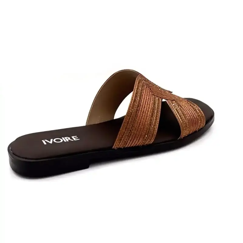 Μουλ Ivoire 558 6863 Μπρούντζος & Στρας Ivoire Chaussures
