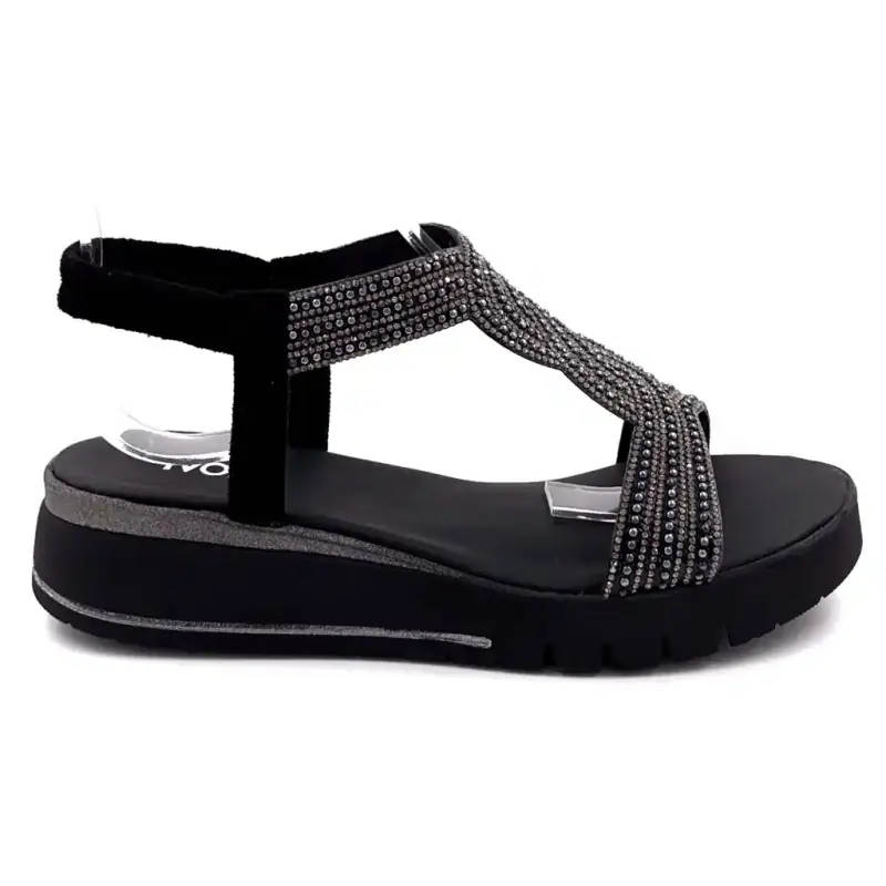 Ivoire Plateau-Sandalen 751 6914 Schwarz & Slash 125,00&nbsp;€