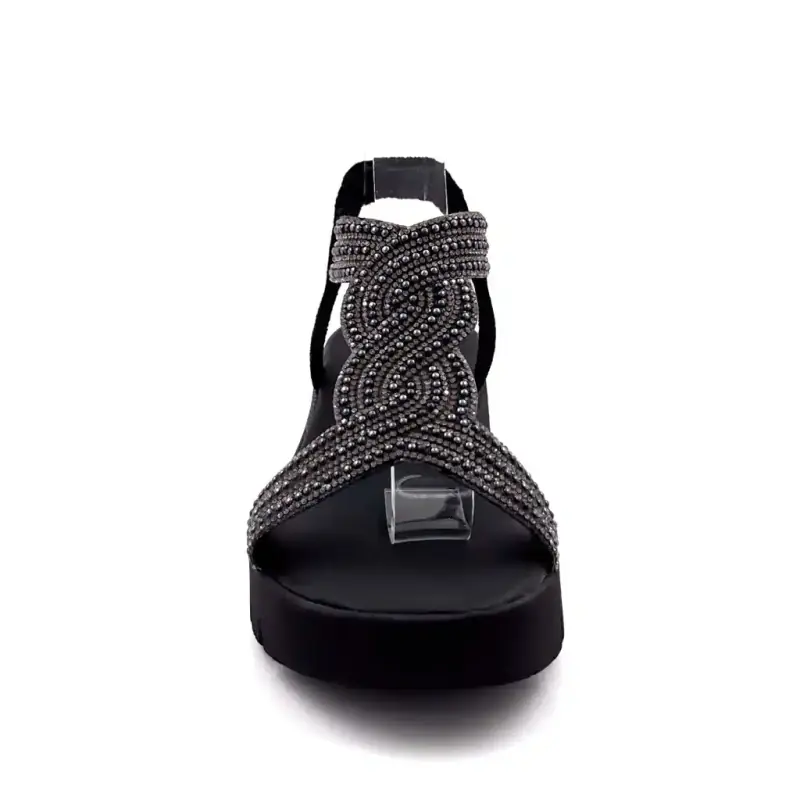 Ivoire platform sandalen 751 6914 Zwart & Srass Ivoire Chaussures