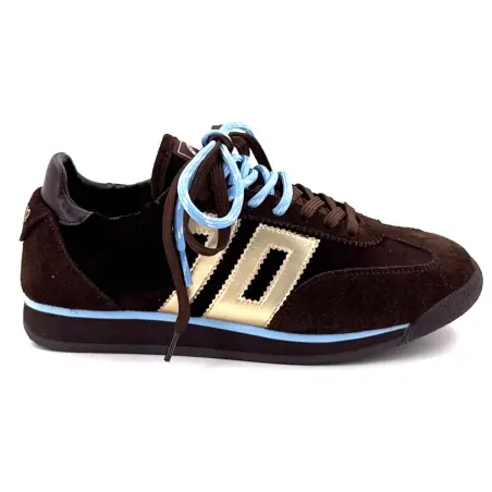 Back 70 Rocket Wildleder-Sneaker Braun & Blau