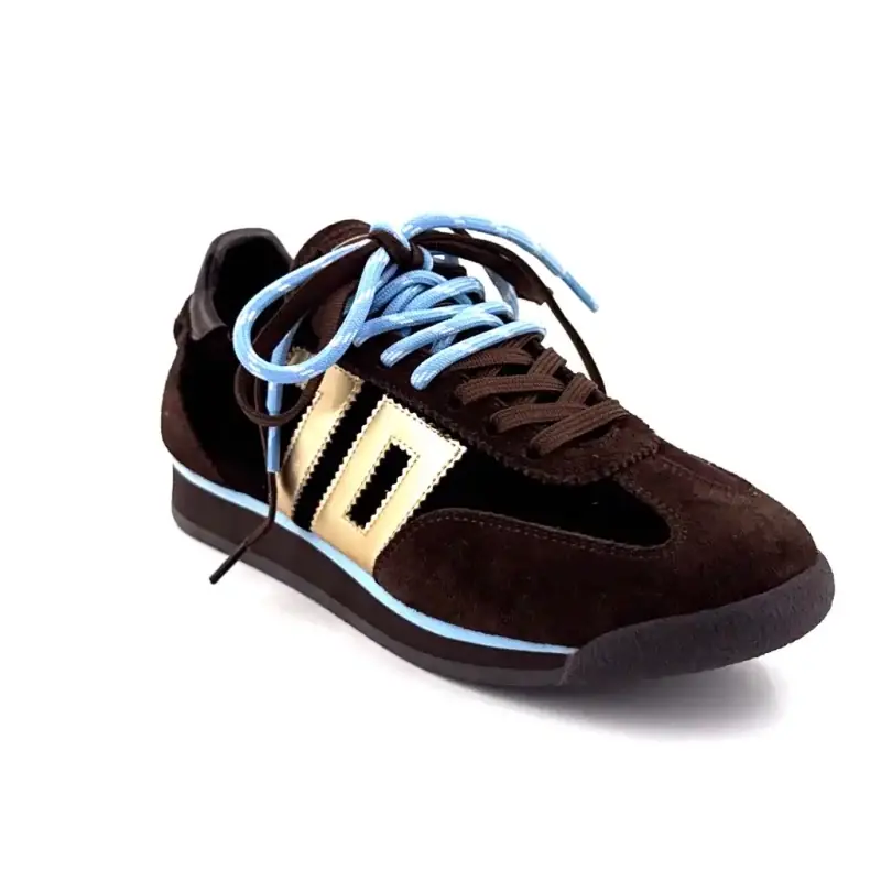 Back 70 Rocket Suede Sneakers Brun & Blå Ivoire Chaussures