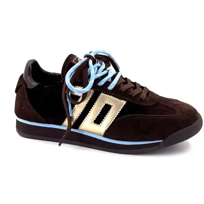 Back 70 Rocket Mocka Sneakers Brun & Blå
