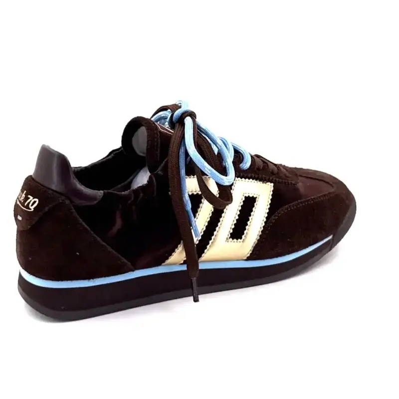 Back 70 Rocket Suede Sneakers Brun & Blå Ivoire Chaussures