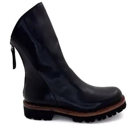 Μαύρες Δερμάτινες Μπότες Carrie 20 Ivoire 3270 - %shop-name%