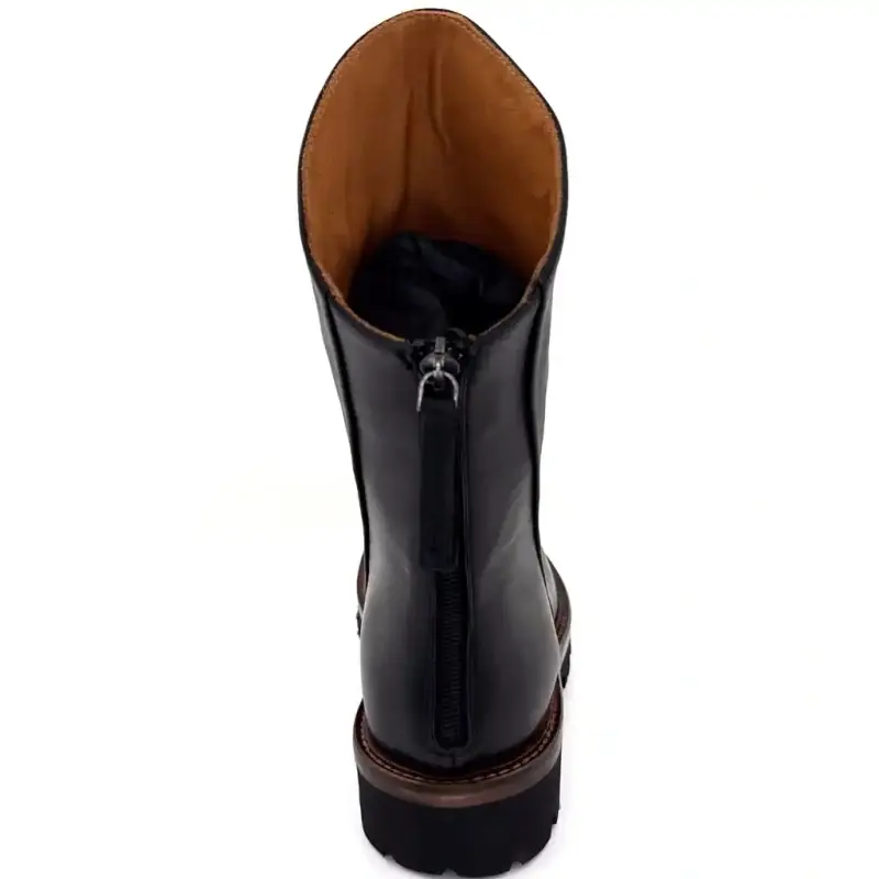 Ivoire boots 3270 Carrie 20 Black leather Brown welt Ivoire Chaussures