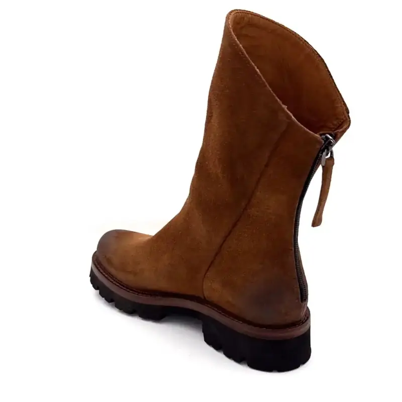 Bottines Ivoire 3270 Carrie 20 Daim Marron Ivoire Chaussures