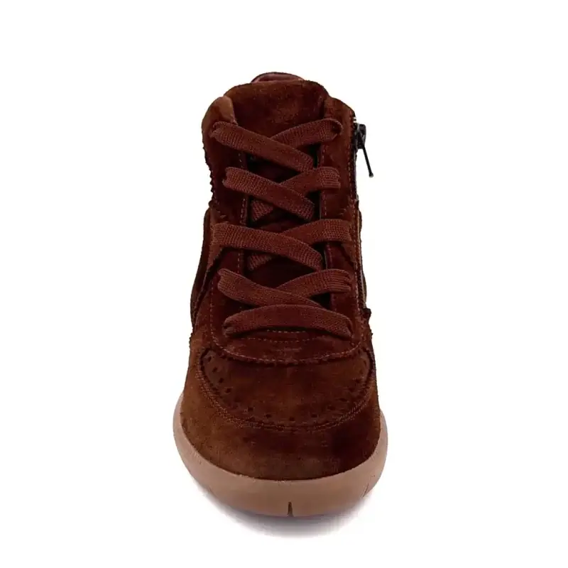 Softwaves Wedge Sneakers 9.61.01/003 Brun Mocka Ivoire Chaussures