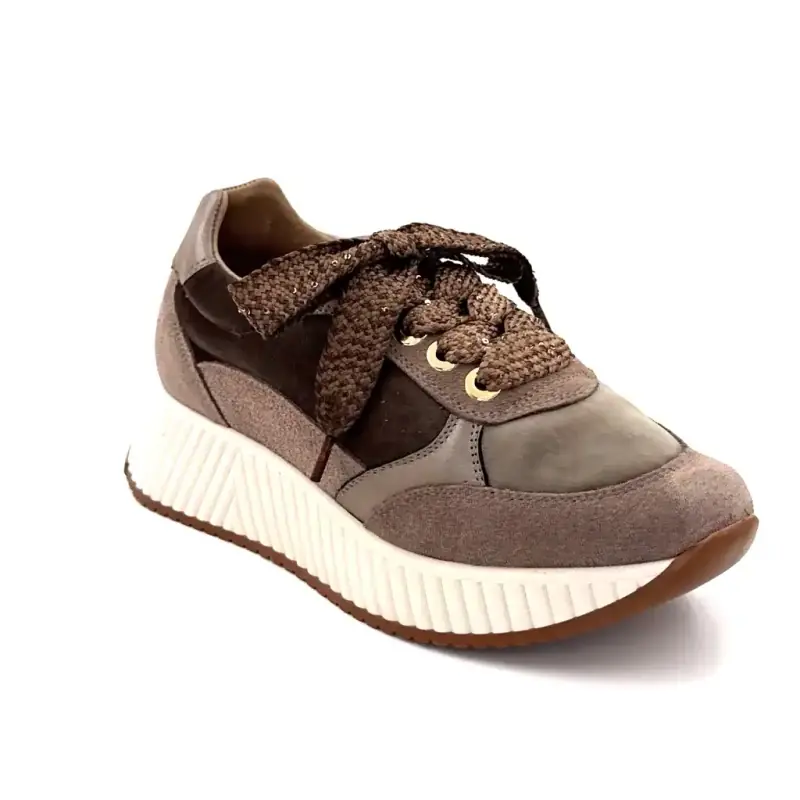 Porronet Dep 600 Piso Taupe Suede & Velvet tornacipő Ivoire Chaussures
