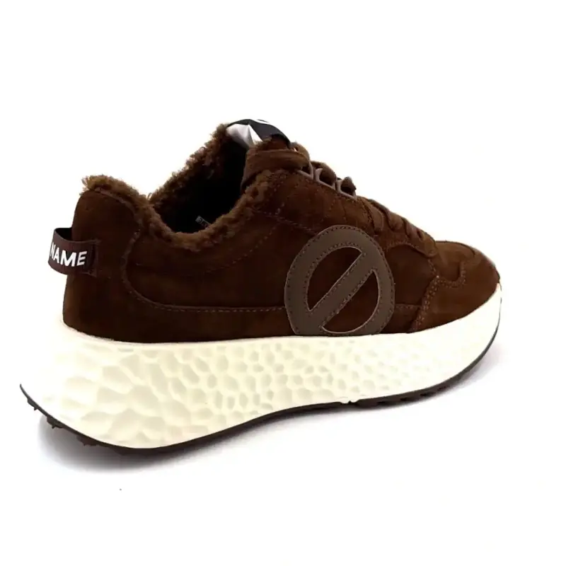 Baskets No Name Carter - Jogger Daim Marron Ivoire Chaussures
