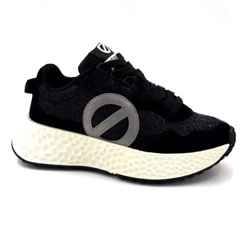 Baskets No Name Carter - Jogger Daim Noir Ivoire Chaussures