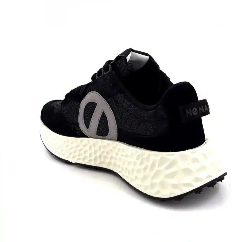 Teniși Carter No Name - Pantofi sport negri din piele întoarsă Ivoire Chaussures