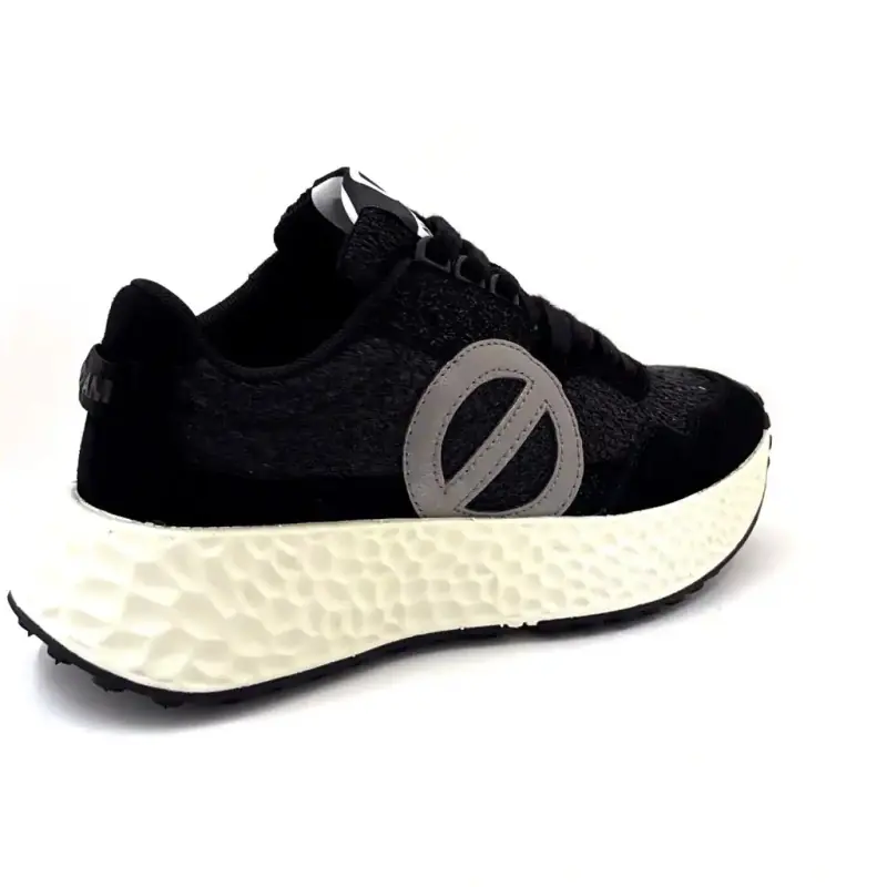 Teniși Carter No Name - Pantofi sport negri din piele întoarsă Ivoire Chaussures