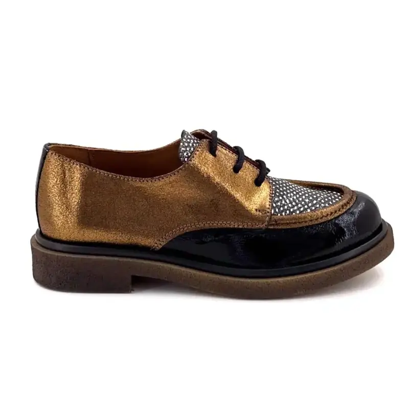 Derbies Nemonic 2540 Cuir Bronze & Noir 159,00&nbsp;€