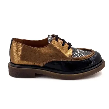Δερμάτινα παπούτσια Nemonic 2540 Derby σε μπρονζέ και μαύρο χρώμα 159,00&nbsp;€