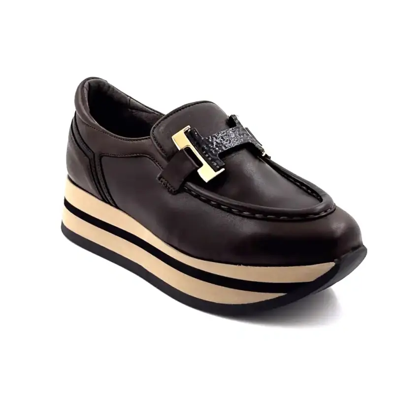 Αθλητικά Μοκασίνια Softwaves 7.78.141/012 Καφέ Δέρμα Ivoire Chaussures