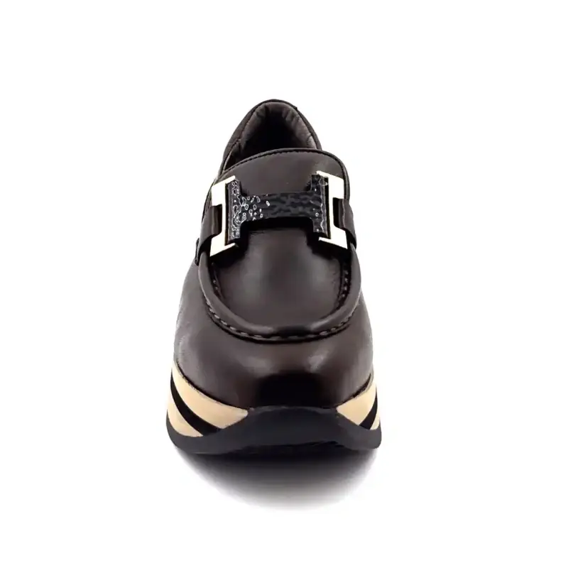 Mocassins Sport Softwaves 7.78.141/012 Cuir Marron Ivoire Chaussures