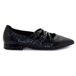 Ballerines Regarde Le Ciel Kaory02 Cuir Noir %price%