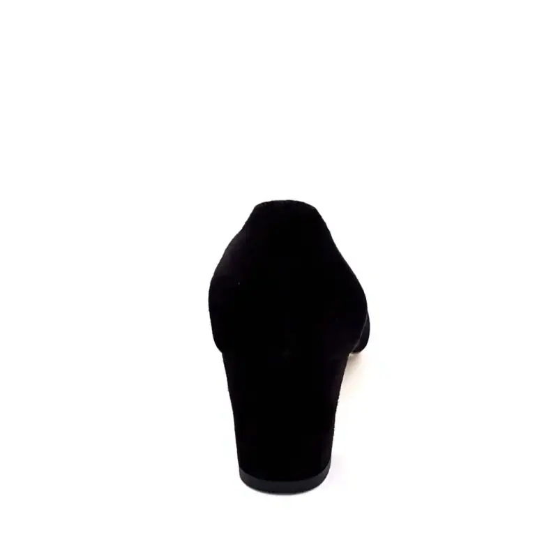 Escarpins Ivoire 56516 Daim Noir Vernis Noir Gris Ivoire Chaussures