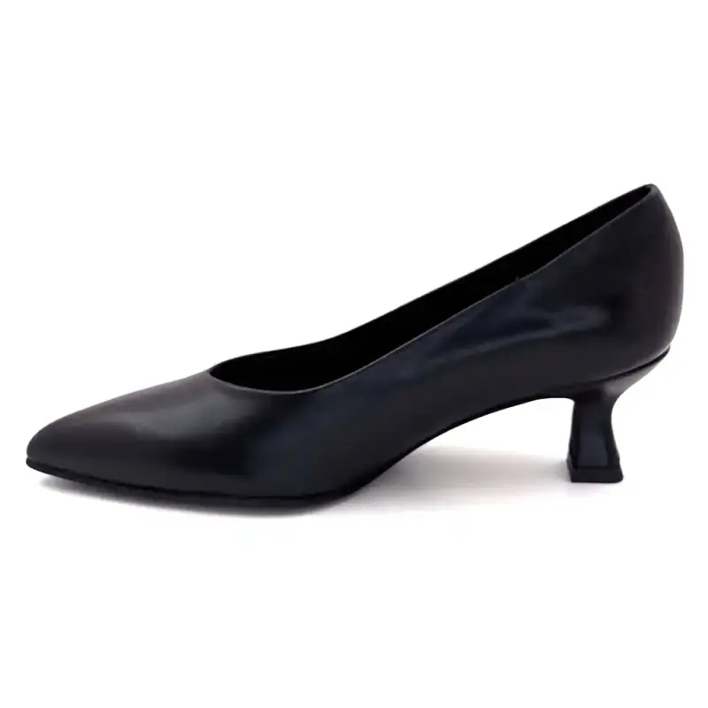 Pedro Miralles Pumps 24374 Black Leather Ivoire Chaussures