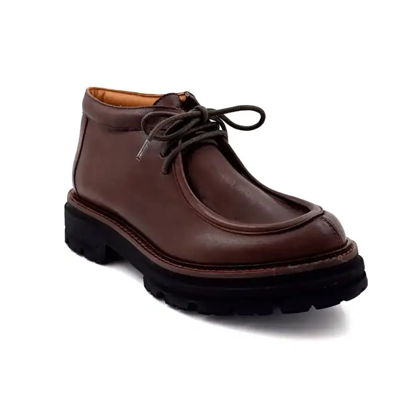 Ivoire Derbysko 7314 Brunt Lær Ivoire Chaussures
