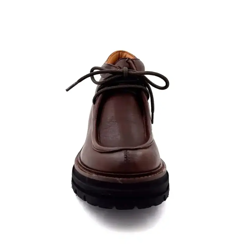 Ivoire Derby Cipő 7314 Barna Bőr Ivoire Chaussures