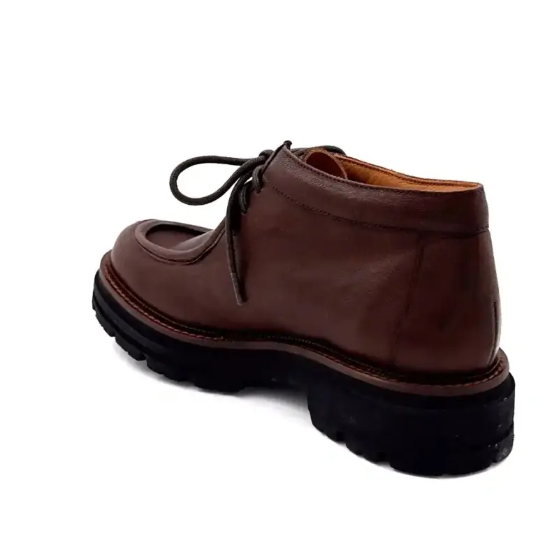 Ivoire Derby Shoes 7314 Brown Leather Ivoire Chaussures