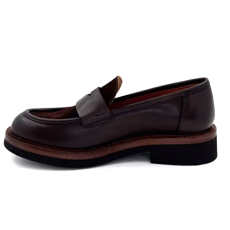 Ivoire Loafers 3276 Leather & Brown Suede Ivoire Chaussures