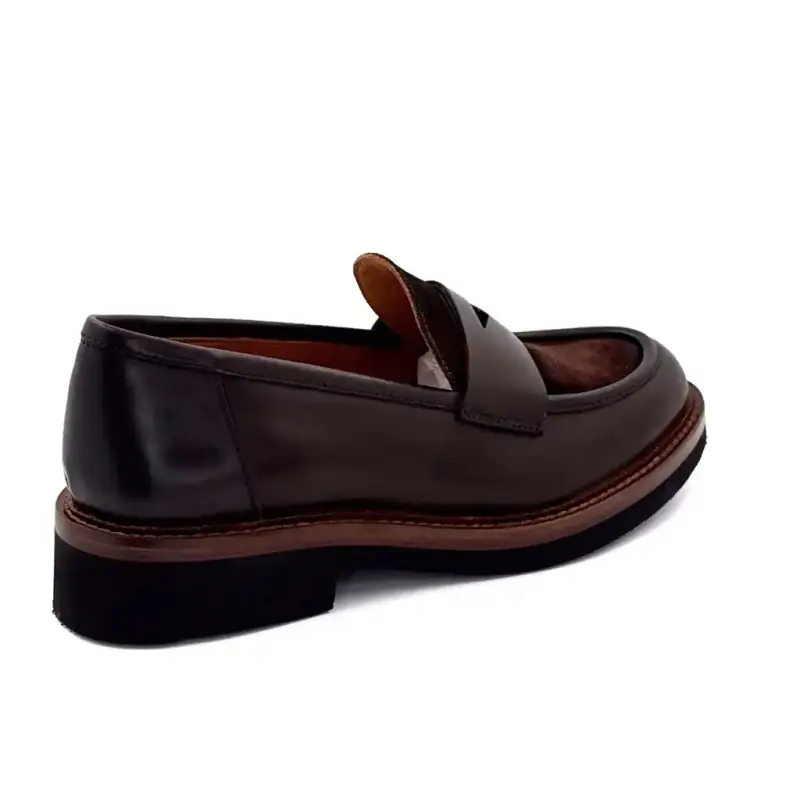 Μοκασίνια Ivoire 3276 Δέρμα & Καφέ Σουέτ Ivoire Chaussures