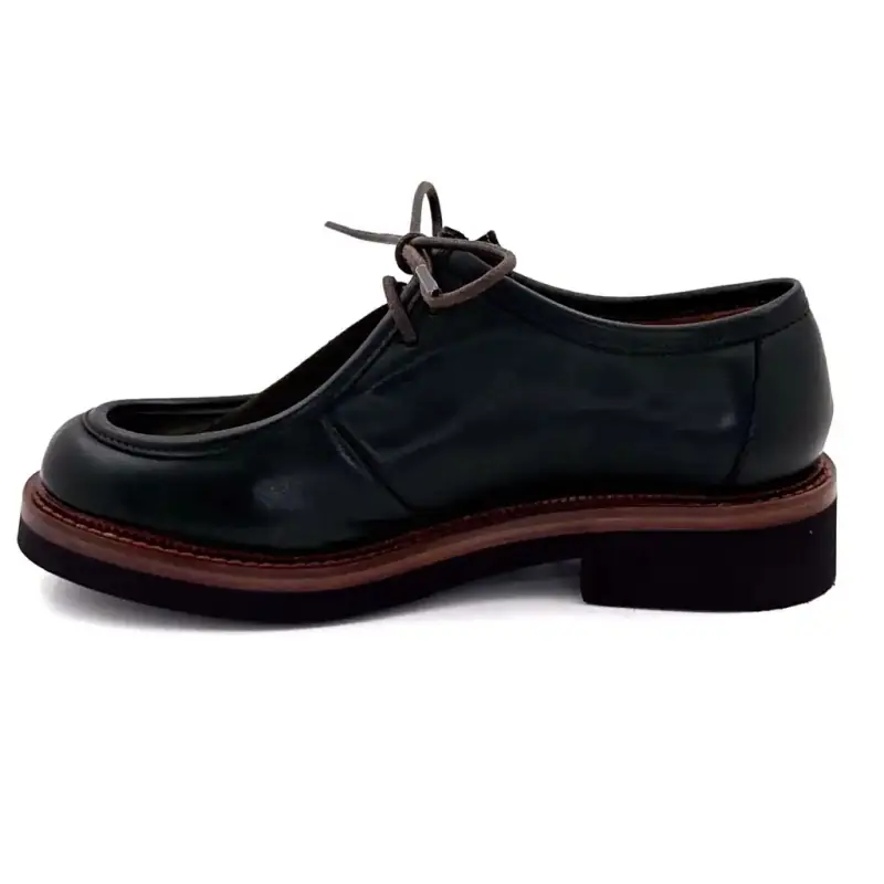 Ivoire Derbies 3225 Couro Camurça Verdone Ivoire Chaussures