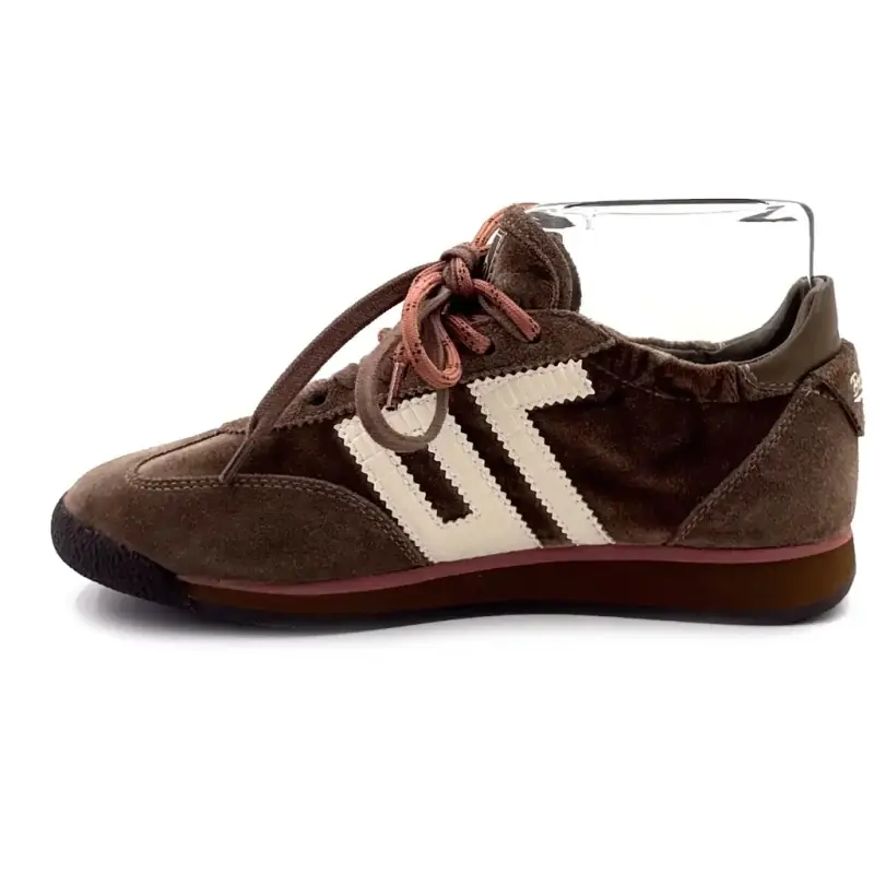 Baskets Back 70 Rocket Daim & Velours Taupe Ivoire Chaussures